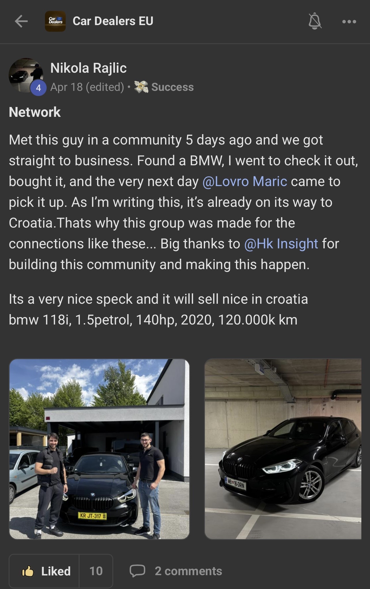 Network shared by Nikola Rajlic